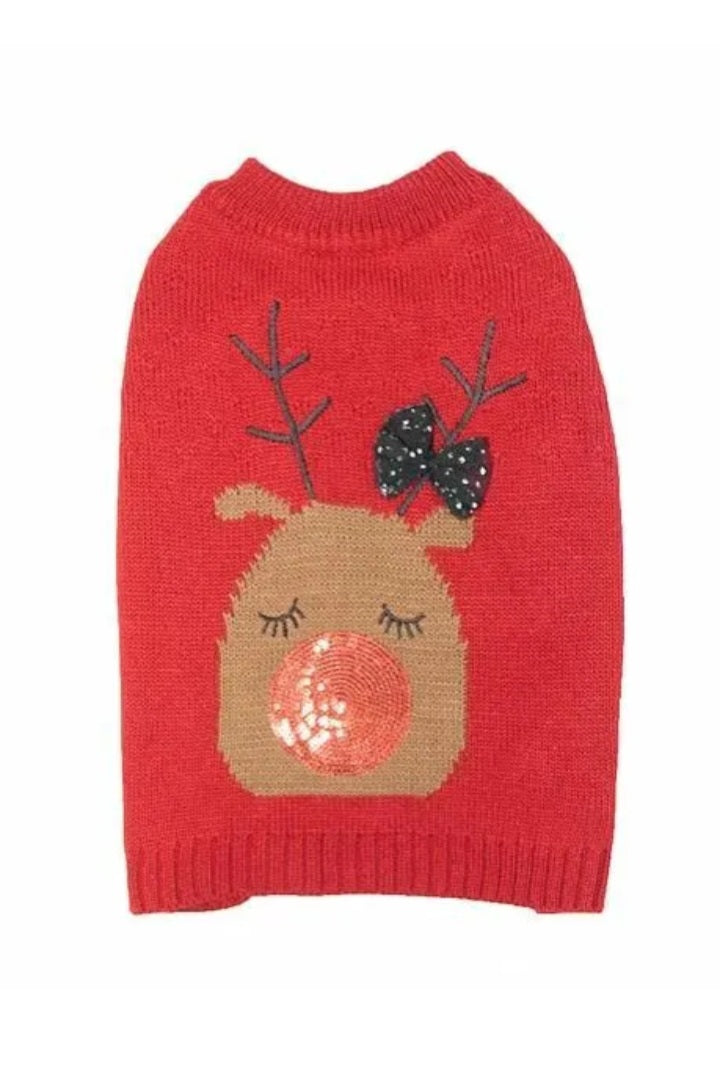 Putting on the Glitz- Christmas Jumper XL