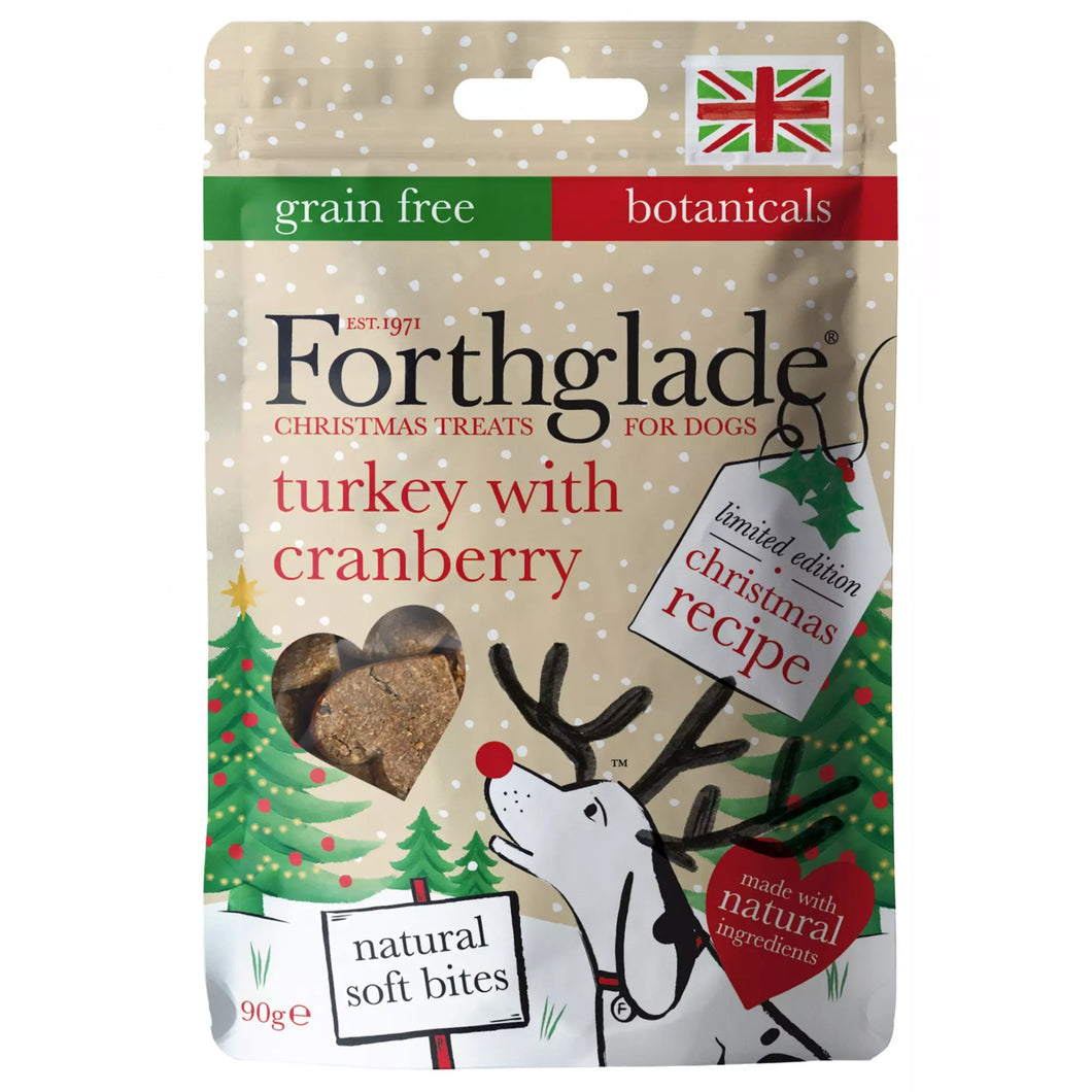 Forthglade Turkey With Cranberry Christmas Treats 90g