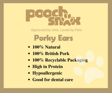 Load image into Gallery viewer, Pooch Snax - Porky Ears
