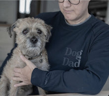 Load image into Gallery viewer, Black Dog Dad Cotton Sweatshirt
